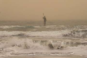 Telde advierte del peligro del baño en las playas del municipio (Foto Antonio Rico)